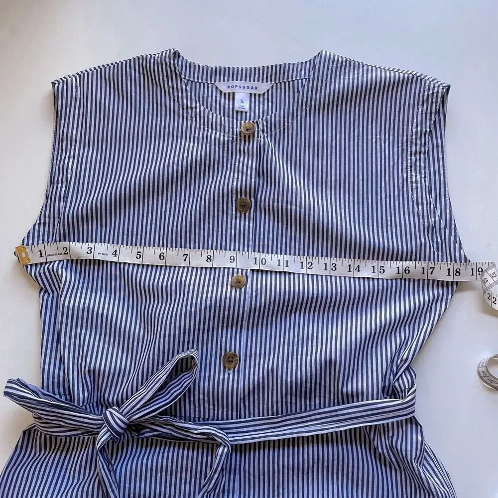 Popsugar Striped‎ Midi Dress Size S
